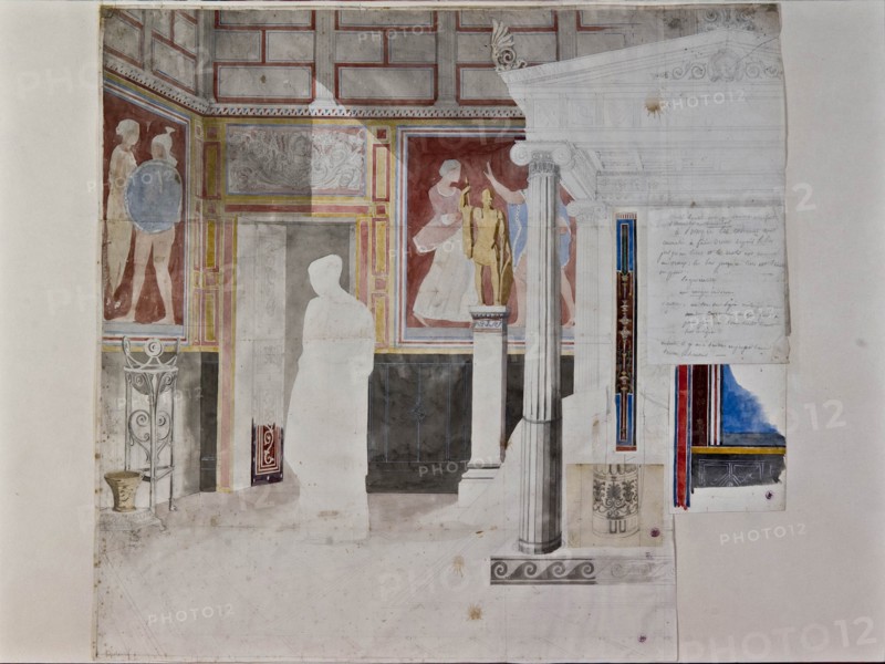 Study for Antiochus and Stratonice, ca 1835-1840.
