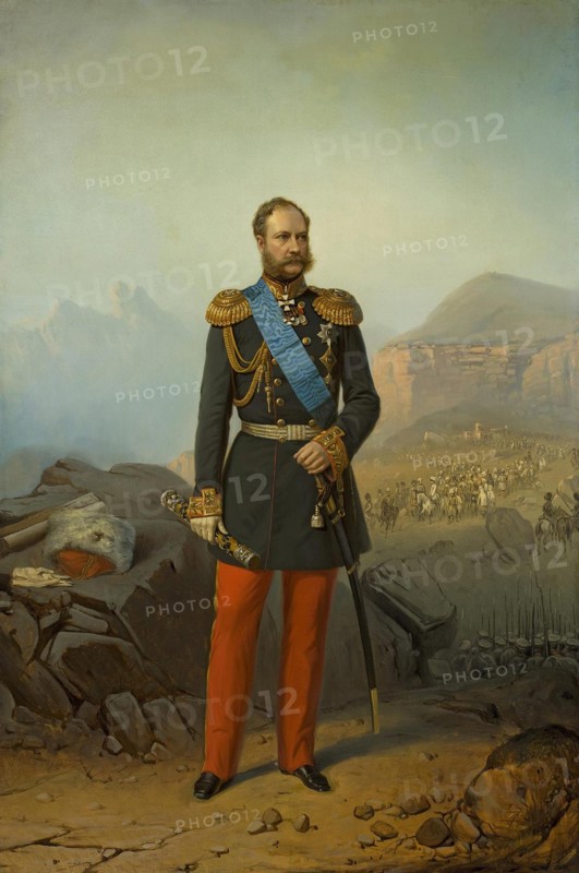 Portrait of Prince Alexander Ivanovich Baryatinsky (1815-1879), 1860s-1870s.