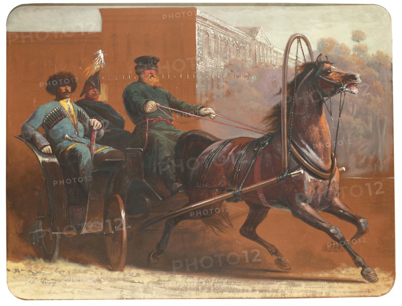 A coach ride through Saint Petersburg.