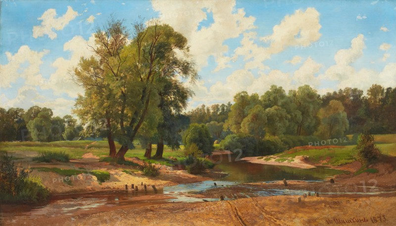 A meadow ford, 1873.
