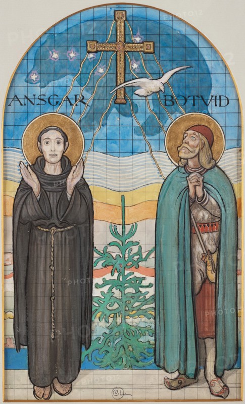 Saint Ansgar and Saint Botvid.