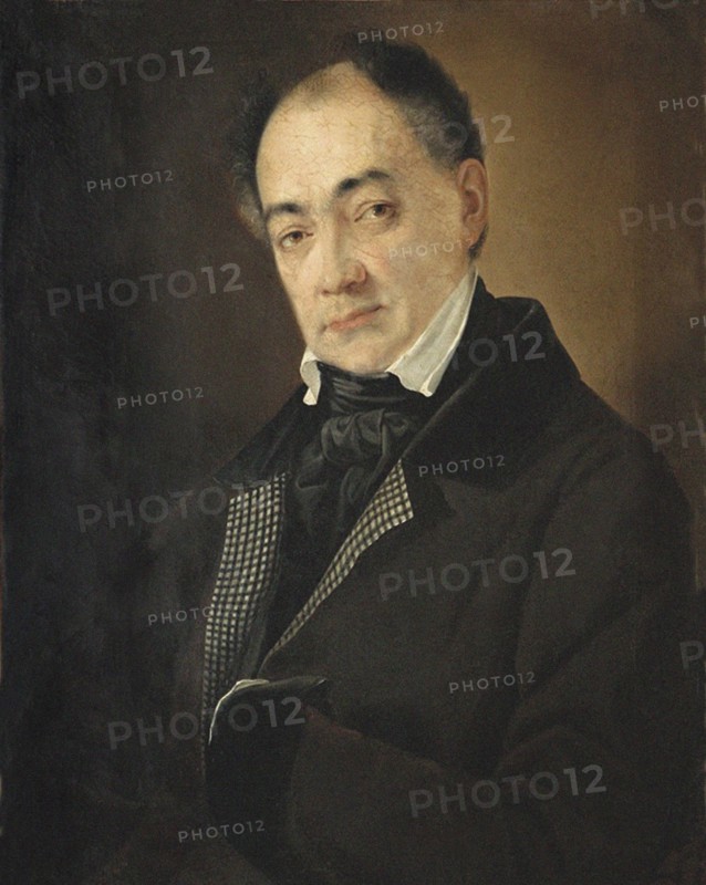 Portrait of the composer Alexey Nikolayevich Verstovsky (1799-1862), 1840s.