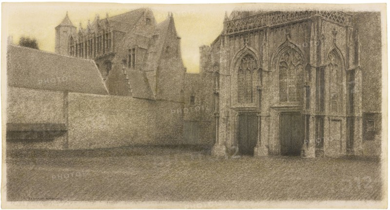 A Bruges. Un Portail, ca 1904.