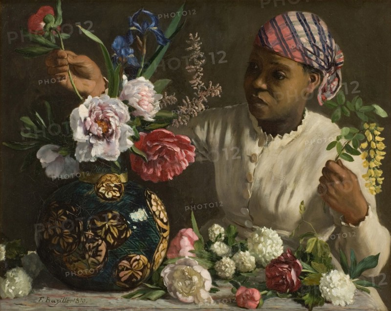 The negress with peonies, 1870.