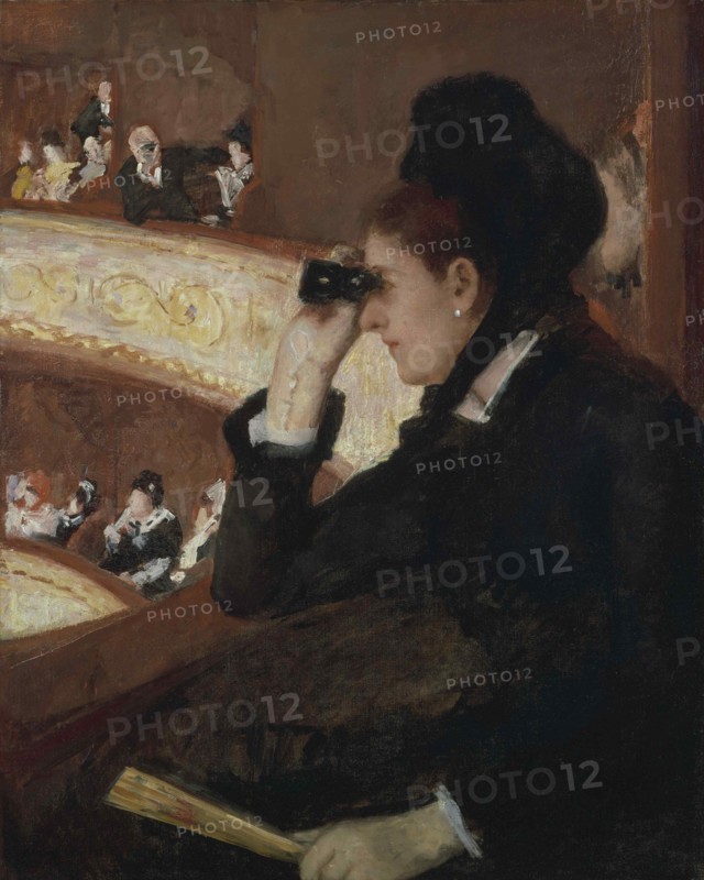 In the Loge, ca 1878.