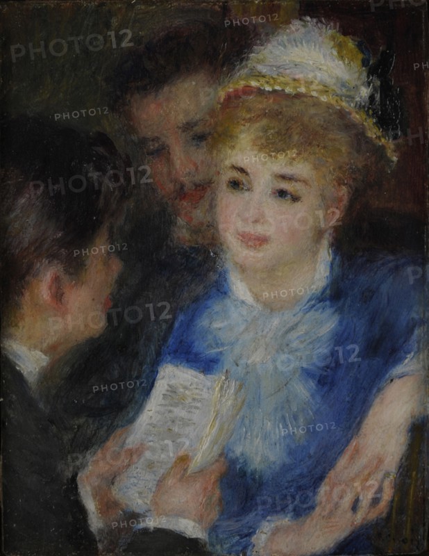 La Lecture du rôle (Play reading), 1876-1877.