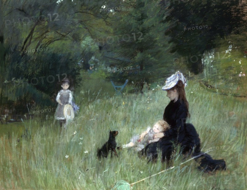 Dans le parc, c. 1874.