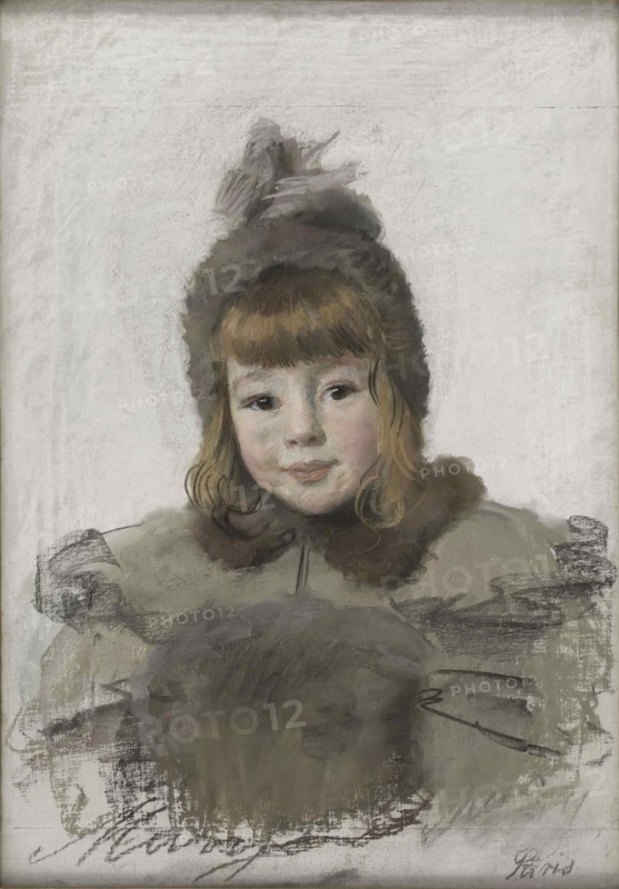Portrait of a little girl, c. 1898.