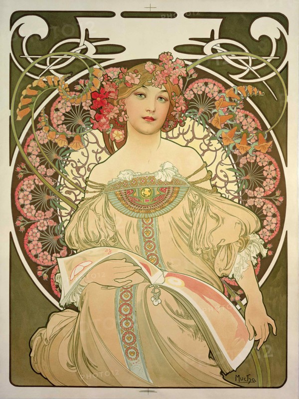 Rêverie (Daydream). Zodiac, 1898.