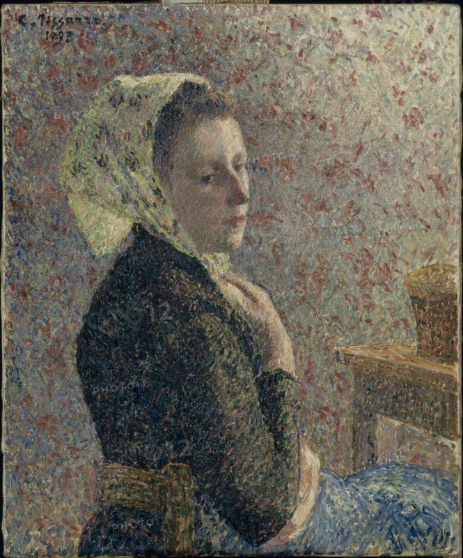 Femme au fichu vert (Woman with green scarf) , 1893.
