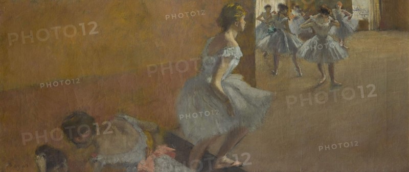 Danseuses montant un escalier, 1886-1890.