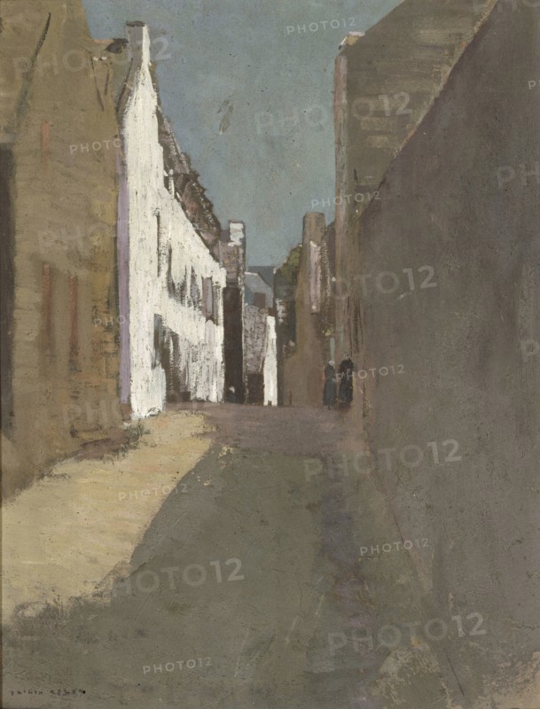 Rue à Douarnenez, c. 1880.