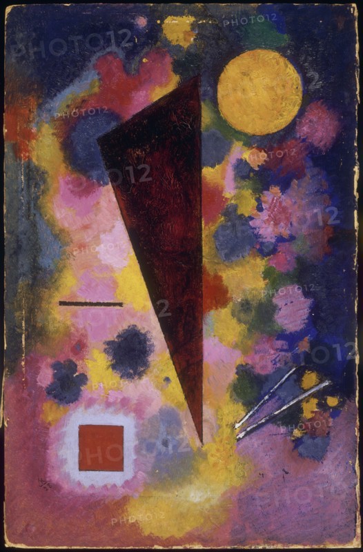 Bunter Mitklang (Résonance multicolore) , 1928.