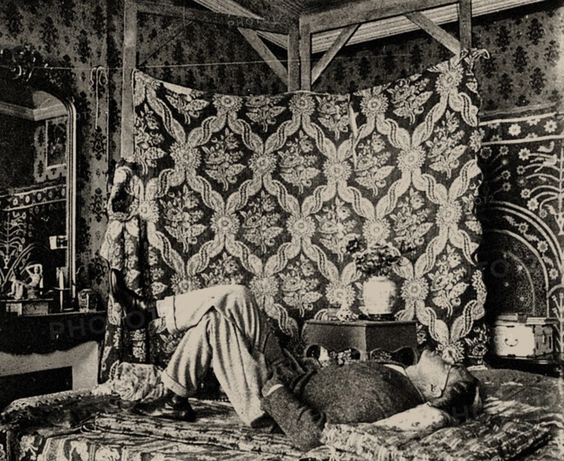 Pierre Bonnard as an Odalisque in Matisse's Studio, 1929.