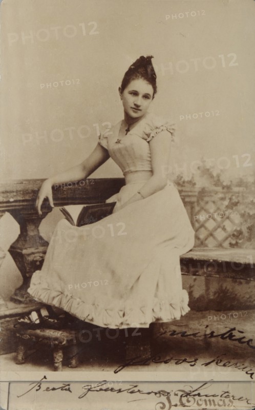 Portrait of the opera singer Bertha Foerster-Lauterer (1869-1936) as Tatiana in opera Eugene Onegin
