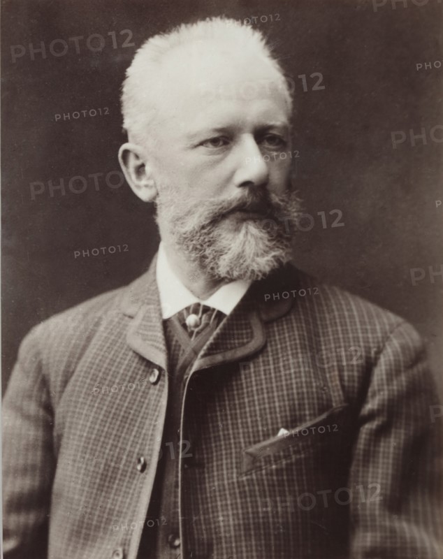 Portrait of the composer Pyotr Ilyich Tchaikovsky (1840-1893), 1887.