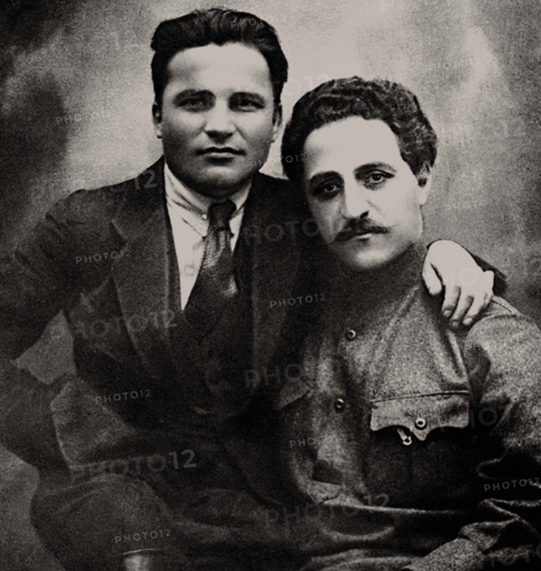 Sergei Kirov (1886-1934) and Sergo Ordzhonikidze (1886-1937), 1922.