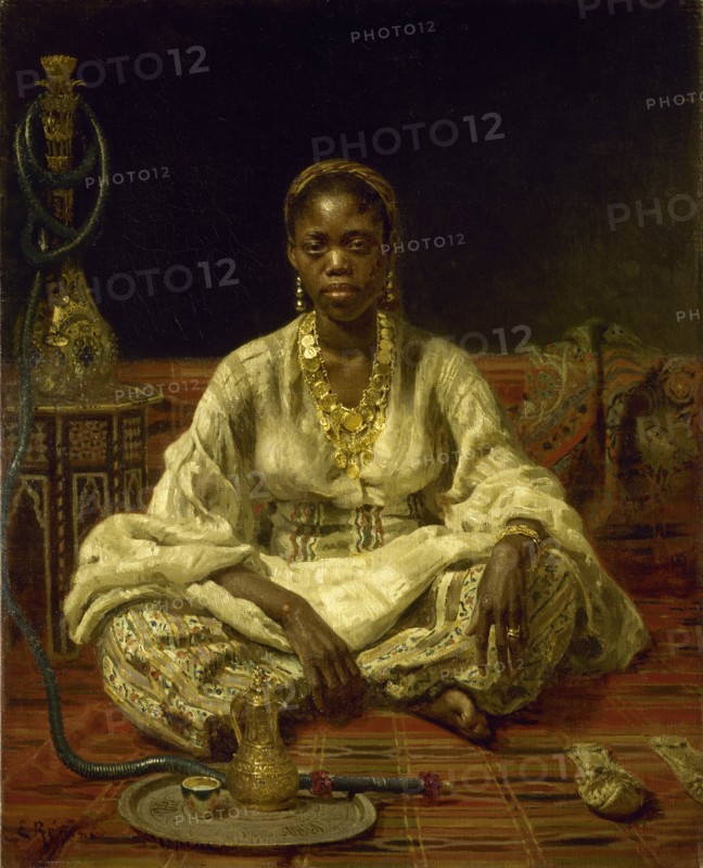 Black woman, 1875-1876. Creator: Repin, Ilya Yefimovich (1844-1930).