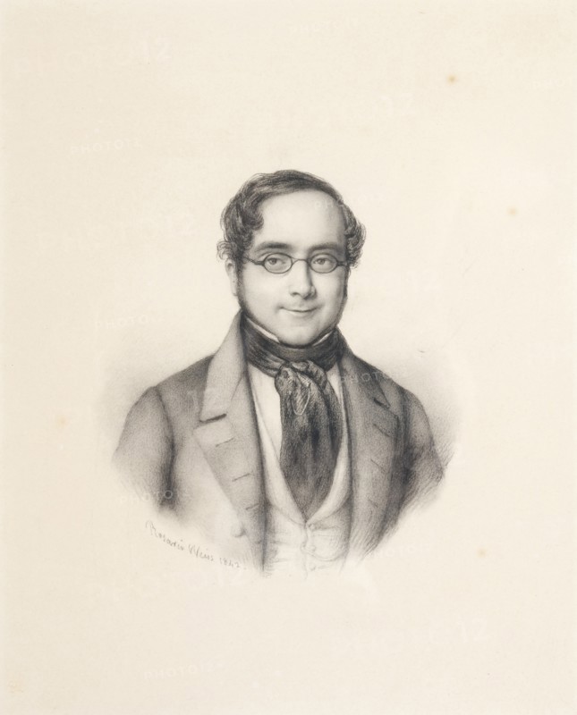 Portrait of Ramón de Mesonero Romanos (1803-1882), 1842. Creator: Rosario Weiss Zorrilla, Maria del (1814-1843).