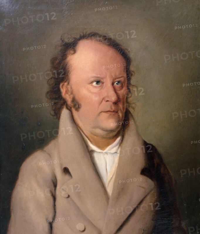 Portrait of the writer Jean Paul (1763-1825), 1810. Creator: Meier, Friedrich (1785-1815).