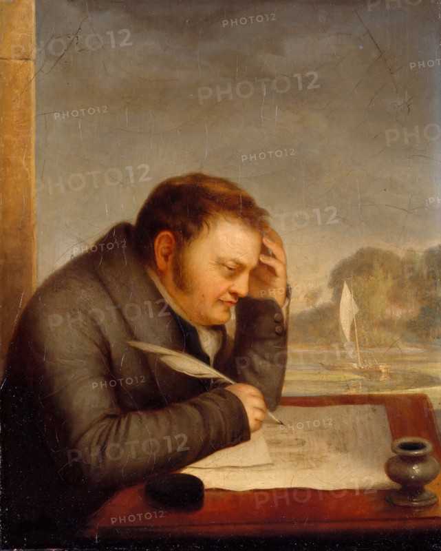 Portrait of Karl Friedrich von Rumohr (1785-1843), 1823-1827. Creator: Nerly, Friedrich (1807-1878).