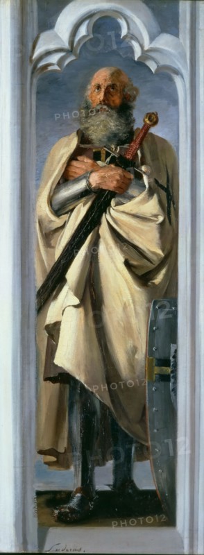 Luther (Luder) von Braunschweig, Grand Master of the Teutonic Knights, 1846. Creator: Menzel, Adolph Friedrich, von (1815-1905).