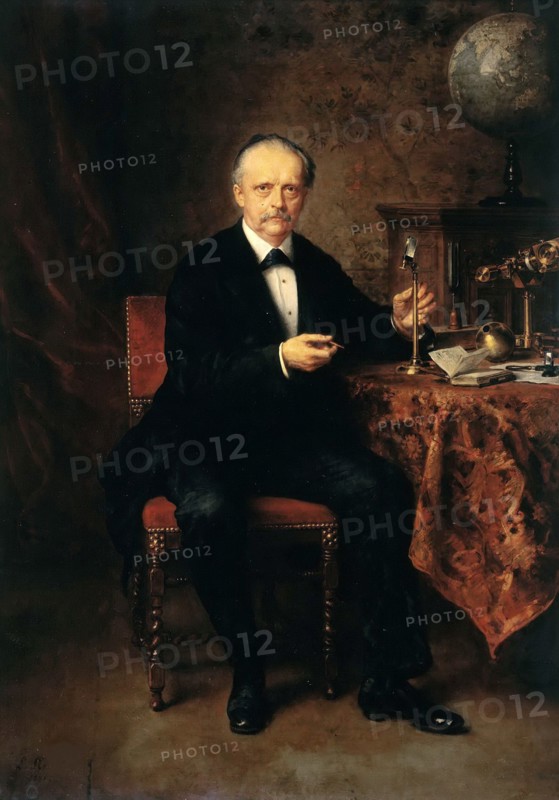 Portrait of Hermann Ludwig Ferdinand von Helmholtz (1821-1894), 1881. Creator: Knaus, Ludwig (1829-1910).