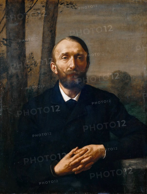 Portrait of Konrad Fiedler (1841-1895), 1884. Creator: Thoma, Hans (1839-1924).