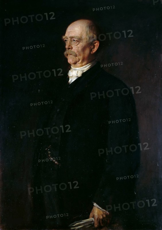 Portrait of Otto von Bismarck (1815-1898), 1884. Creator: Lenbach, Franz, von (1836-1904).