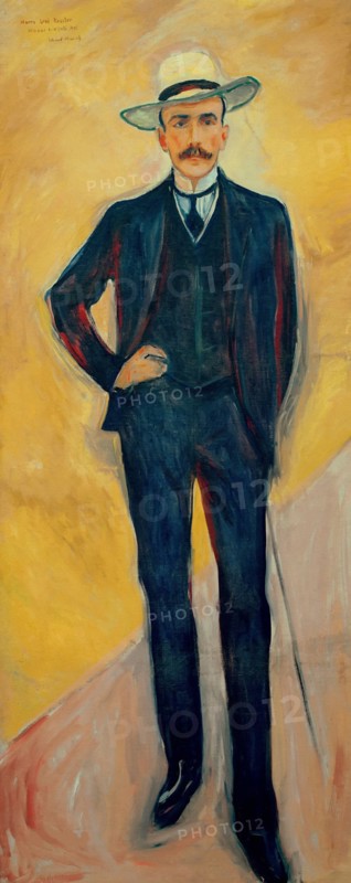 Portrait of Harry Graf Kessler (1868-1937), 1906. Creator: Munch, Edvard (1863-1944).