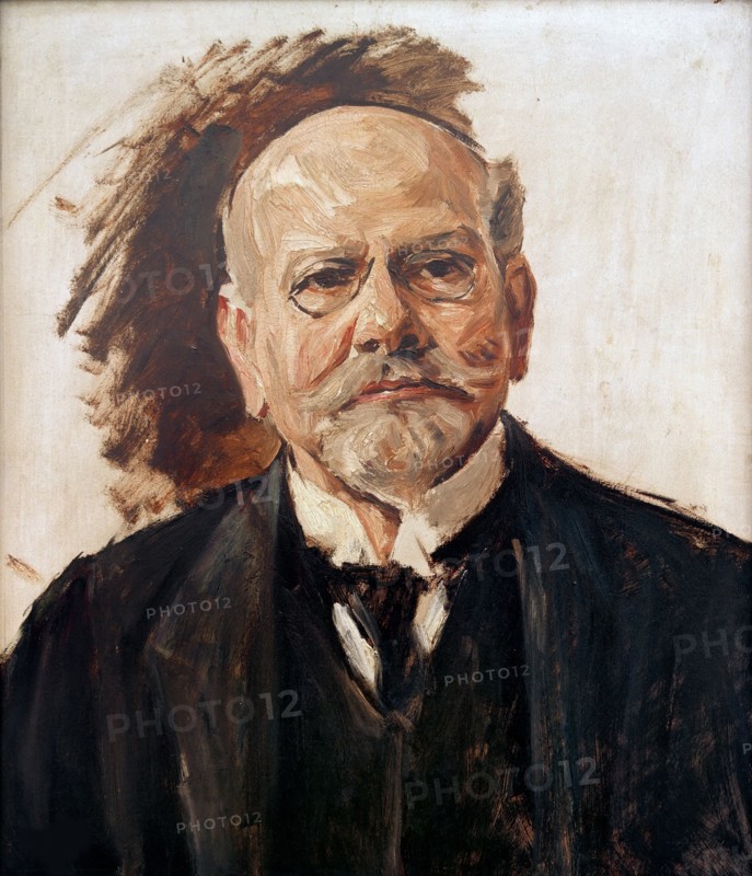 Portrait of Emil Moritz Rathenau (1838-1915), 1907. Creator: Liebermann, Max (1847-1935).