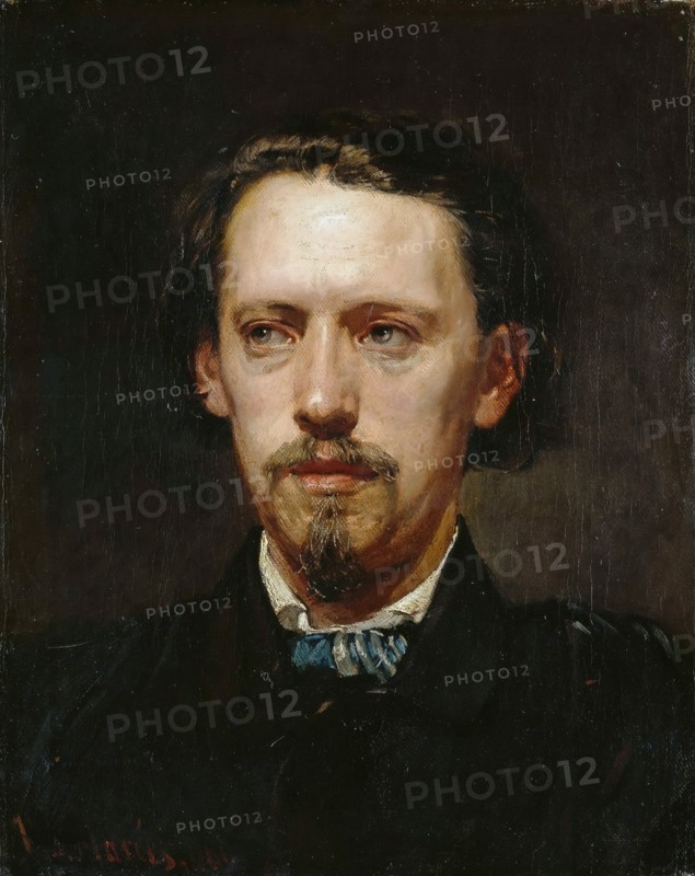 Portrait of Heinrich Anton Heger (1832-1888), 1861. Creator: Marées, Hans von (1837-1887).