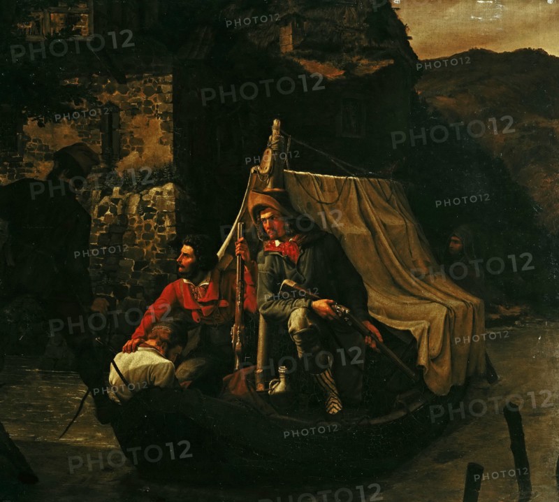 The smugglers, 1830. Creator: Ebers, Emil (1807-1884).