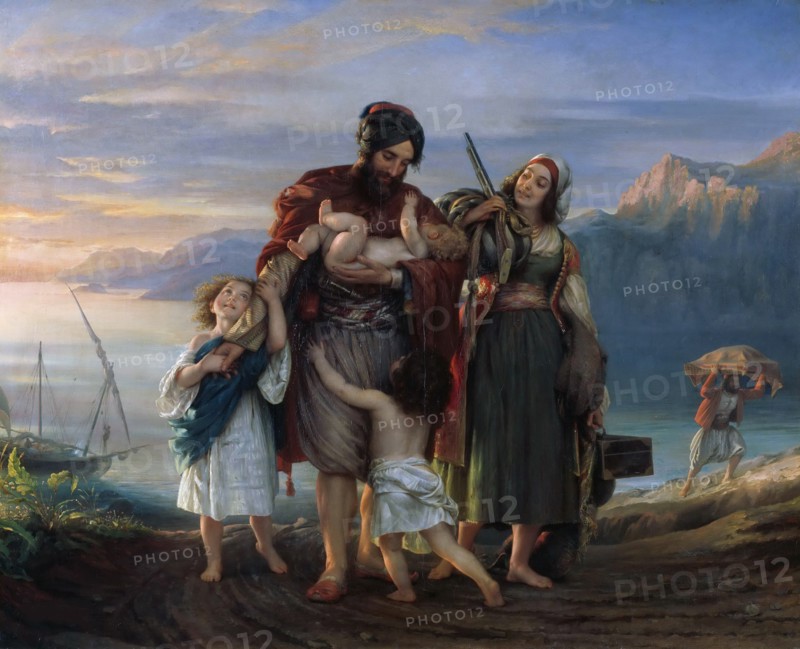 Homecoming of Armatoles, 1836. Creator: Magnus, Eduard (1799-1872).