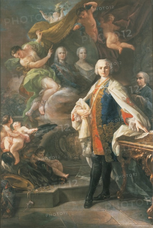 Portrait of the singer Farinelli (Carlo Broschi) (1705-1782), c.1753. Creator: Giaquinto, Corrado (1703-1766).