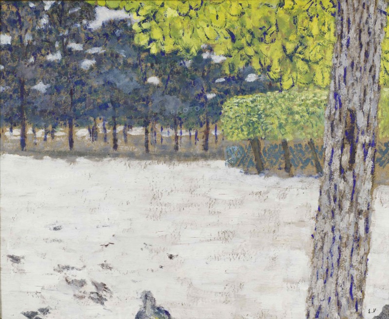 Le Jardin des Tuileries, ca 1894. Creator: Vuillard, Édouard (1868-1940).