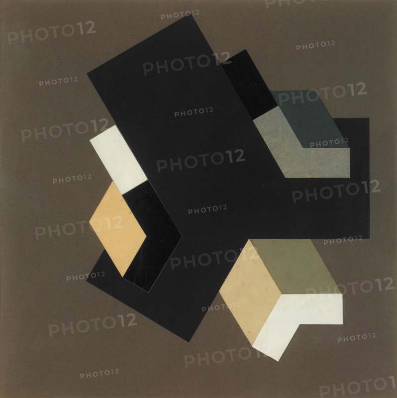 Proun 84, 1923-1924. Creator: Lissitzky, El (1890-1941).