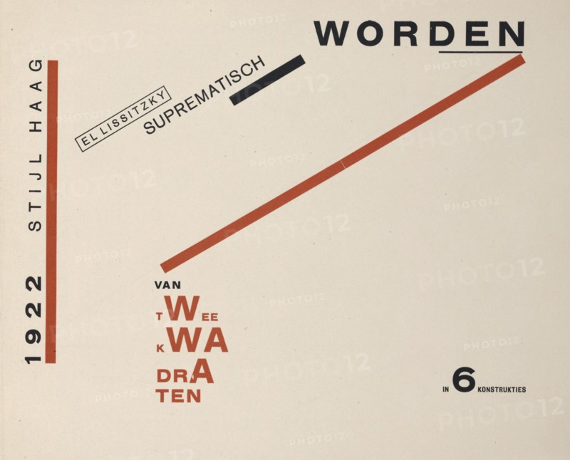 About Two Squares, 1922. Creator: Lissitzky, El (1890-1941).