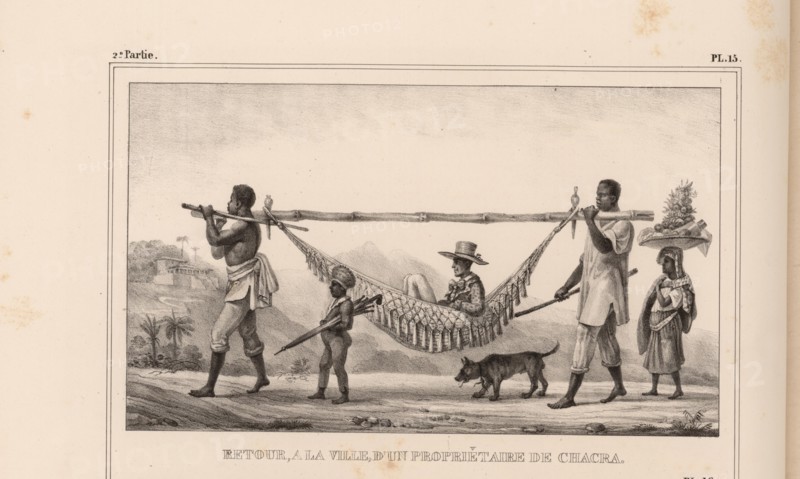 Retour, a la ville, d'un propriétaire de chacra, 1835. Creator: Debret, Jean-Baptiste (1768-1848).