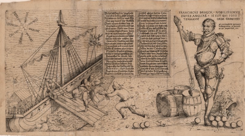 Sir Francis Drake, ca 1588. Creator: Anonymous.