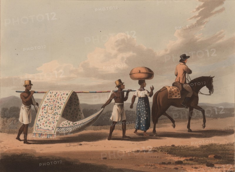 A Planter and his Wife on a Journey, 1816. Creator: Anonymous.