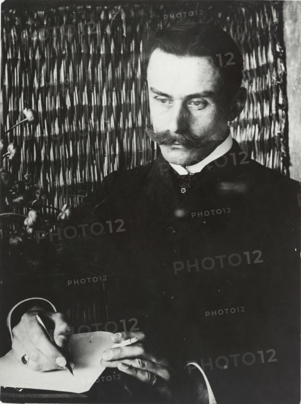 Portrait of Thomas Mann (1875-1955), c.1900. Creator: Anonymous.