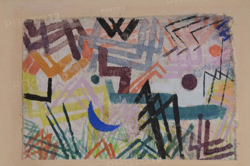 Game of the forces of Lech Landscape, 1917. Creator: Klee, Paul (1879-1940).