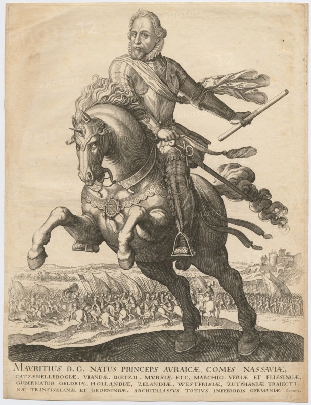Portrait of Prince Maurice of Orange (1567-1625), 1630.