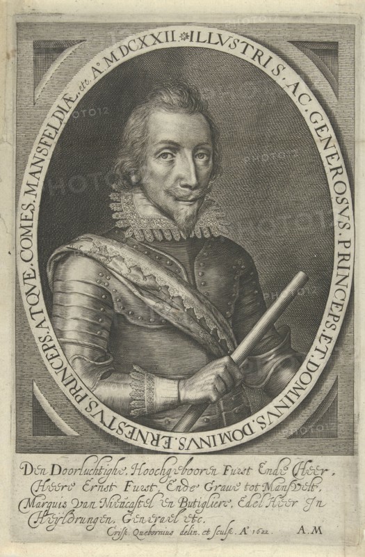 Portrait of Graf Peter Ernst II von Mansfeld (1580-1626), 1622.