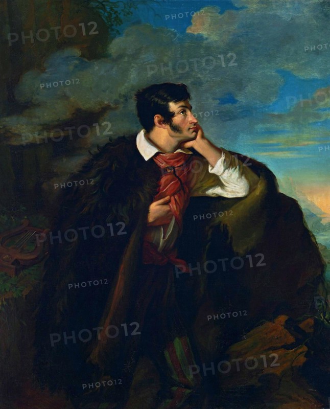 Portrait of the poet Adam Mickiewicz (1798-1855) on the Ayu-Dag Mountain, 1828.