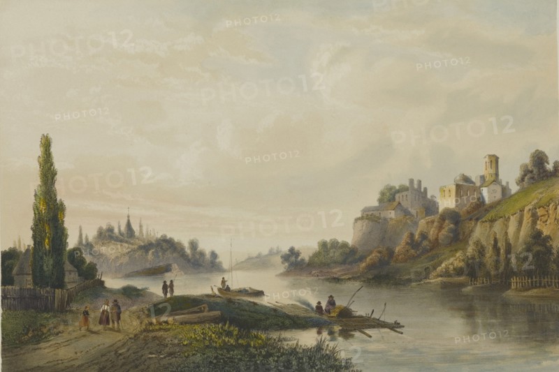 Ruins of Korets Castle, Volhynia, 1847-1852.