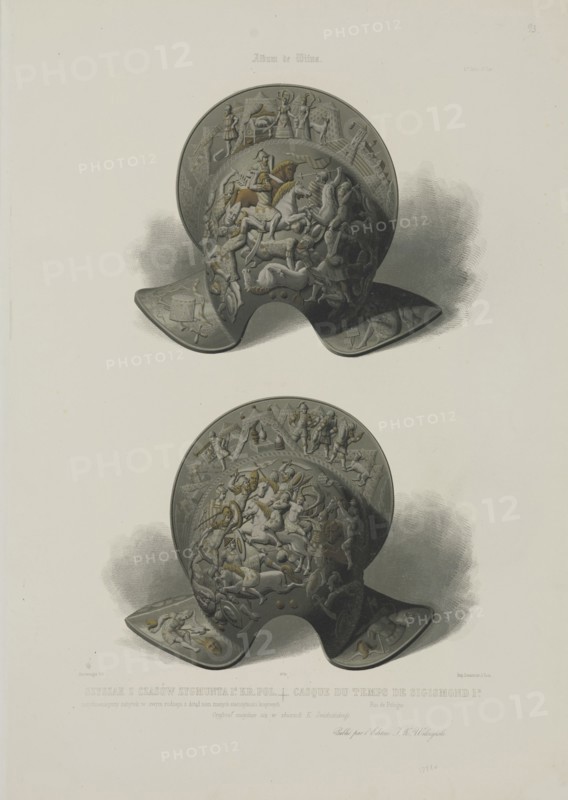 Pot helmet of King Sigismund I of Poland, c1850.