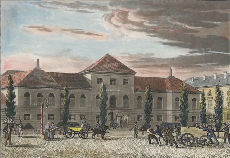 The Warsaw Arsenal, 1829.