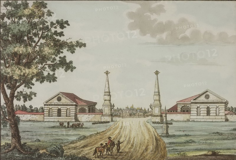 Moscow City Gates, Between 1792 and 1820.